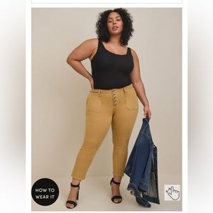 MOM STRAIGHT VINTAGE STRETCH HIGH-RISE JEAN